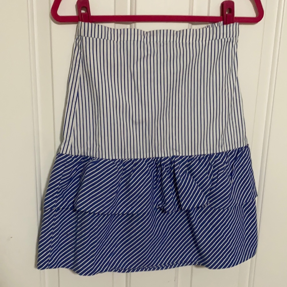 J. Crew Striped Skirt